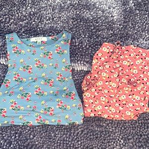 Floral shirt set